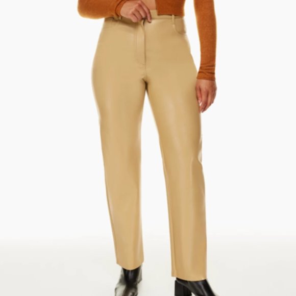 Aritzia Babaton Wilfred High-waisted Vegan Leather Pants - Picture 4 of 6